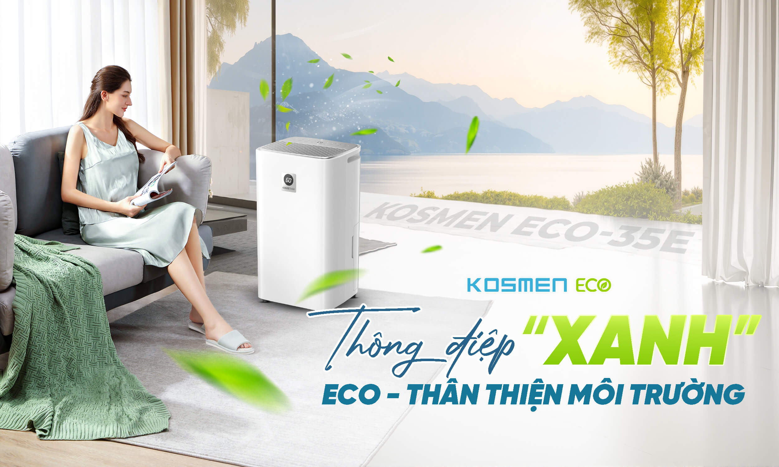 Kosmen ECO-35E là thiết bị gia dụng thông minh, thân thiện với môi trường