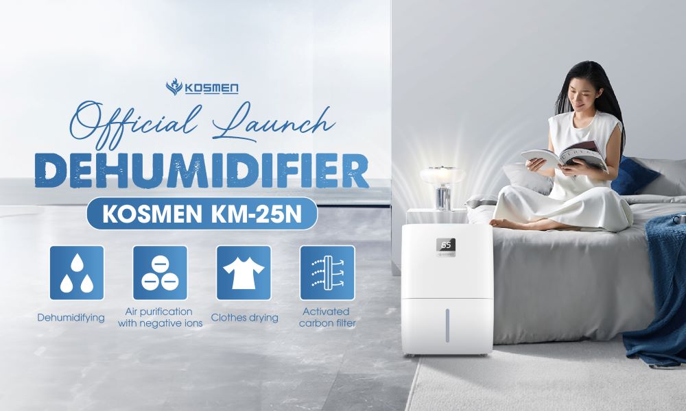 Kosmen KM-25N – A new dehumidifier with notable improvements