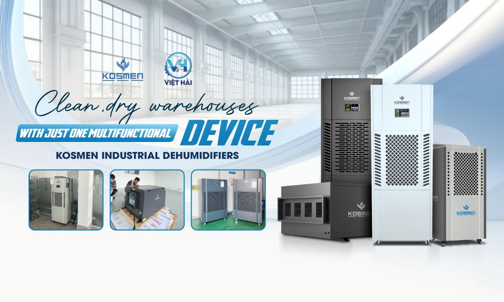 Kosmen industrial dehumidifiers are widely applied across multiple spaces and industries
