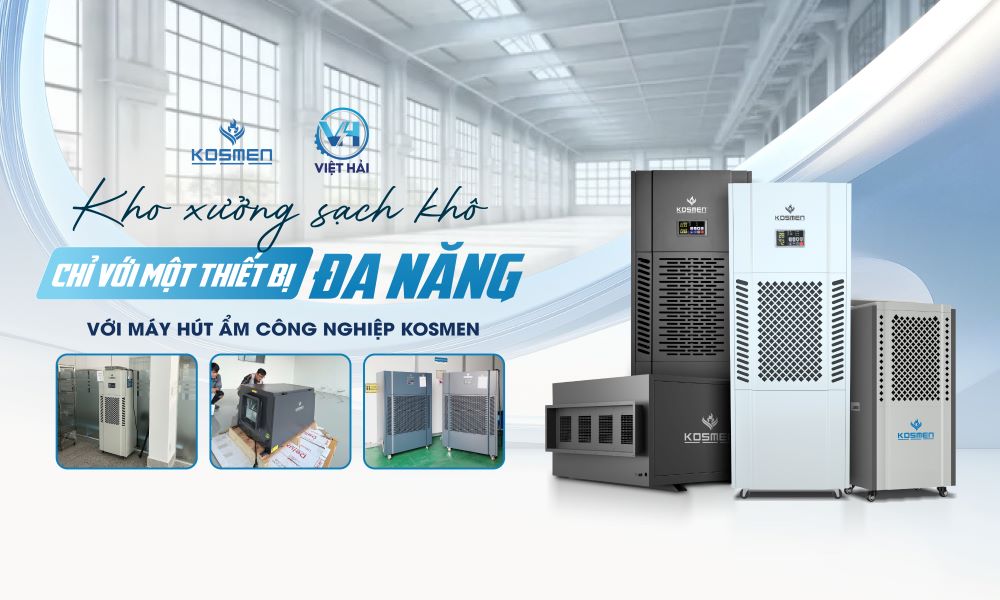 M&aacute;y h&uacute;t ẩm c&ocirc;ng nghiệp Kosmen ứng dụng đa kh&ocirc;ng gian, đa lĩnh vực