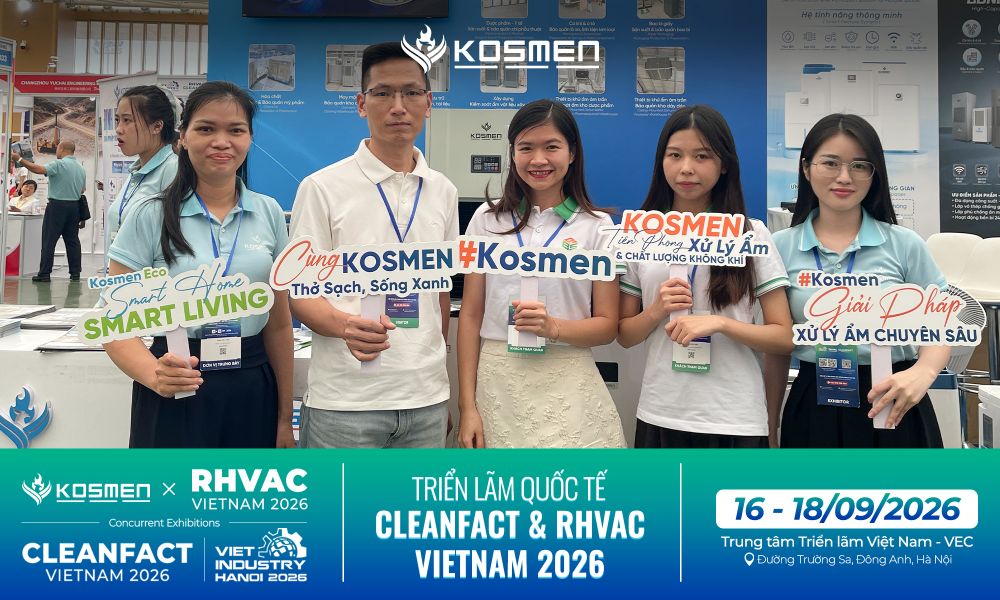 Đối Tác Ghé Thăm Gian Hàng Kosmen Tại Ngày 3 CLEANFACT & RHVAC 2026