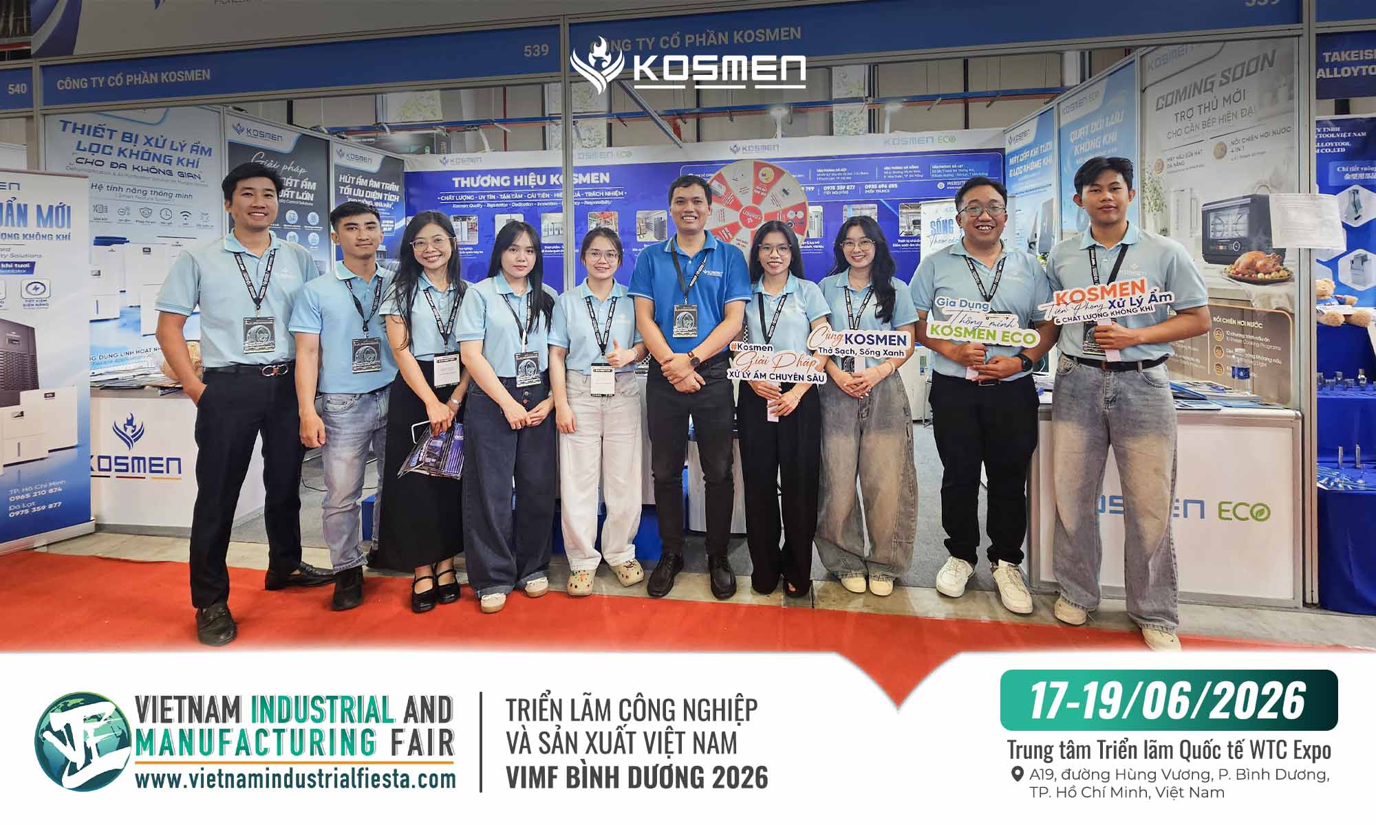 Trong tương lai, Kosmen sẽ không ngừng nghiên cữu và phát triển những sản phẩm chất lượng phục vụ cho gia đình và doanh nghiệp