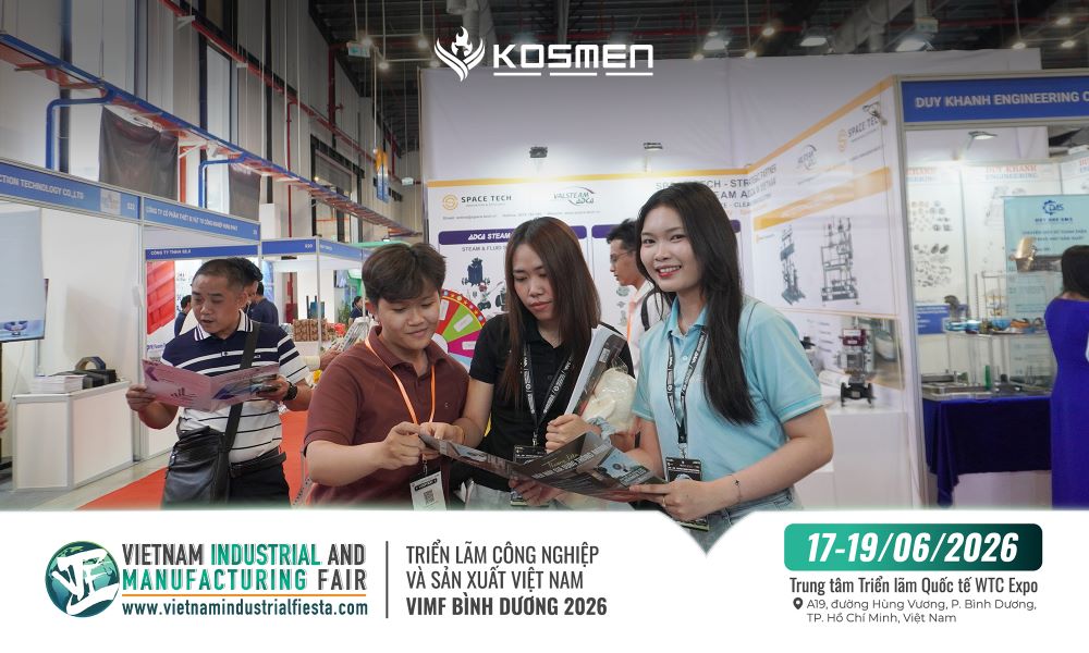 Kosmen trực tiếp giới thiệu c&aacute;c d&ograve;ng sản phẩm sắp ra mắt ngay tại triển l&atilde;m