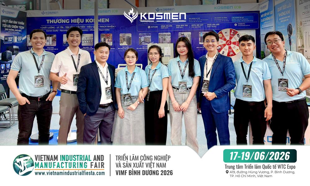 Kosmen sẵn s&agrave;ng ch&agrave;o đ&oacute;n Kh&aacute;ch tham quan v&agrave; doanh nghiệp tại Gian h&agrave;ng 538 - 539