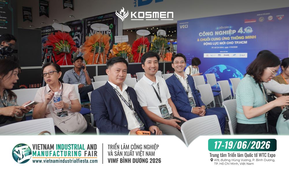Lễ khai mạc Triển l&atilde;m VIMF B&igrave;nh Dương c&oacute; sự g&oacute;p mặt của nhiều doanh nghiệp đa lĩnh vực