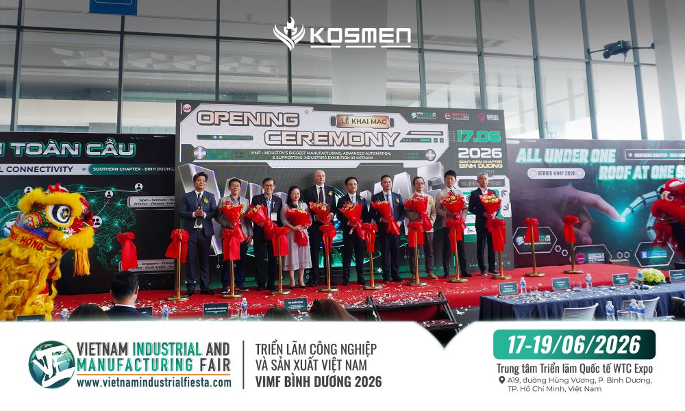 The VIMF Binh Duong opening ceremony gathered businesses from many industries