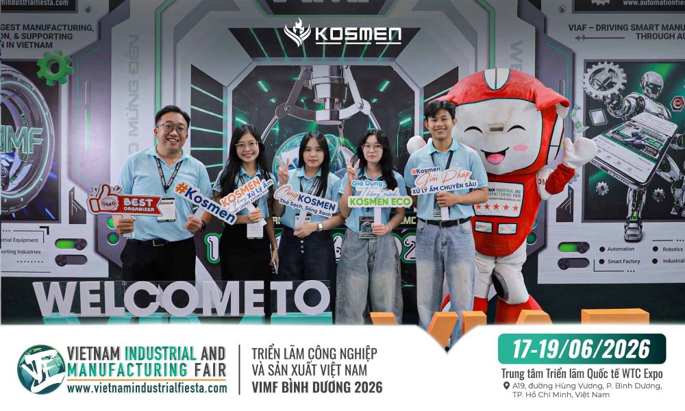 Kosmen c&oacute; mặt tại Triển l&atilde;m VIMF B&igrave;nh Dương 2026 - Ng&agrave;y 3