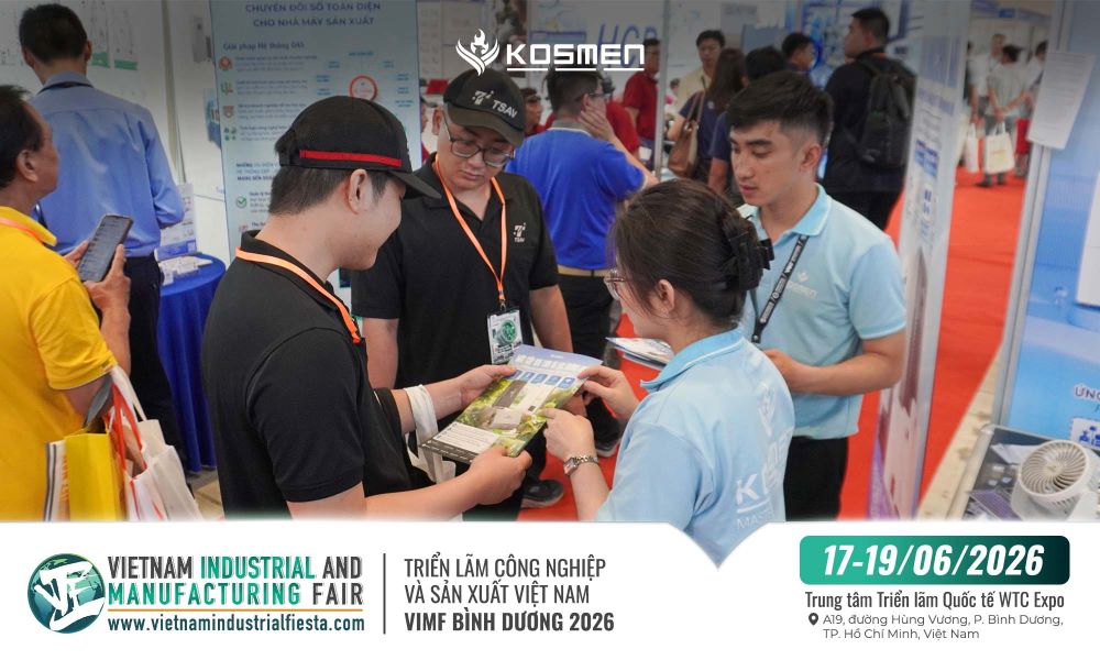 The Kosmen booth welcomed numerous visitors and businesses exploring its products