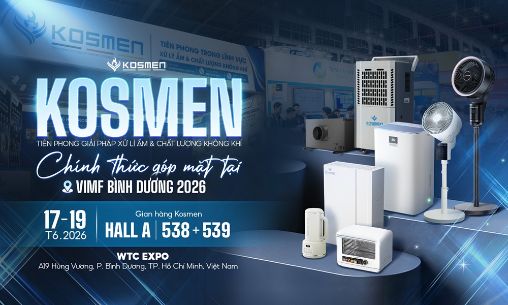 Kosmen hẹn gặp Quý khách hàng, Quý đối tác tại VIMF Bình Dương 2026