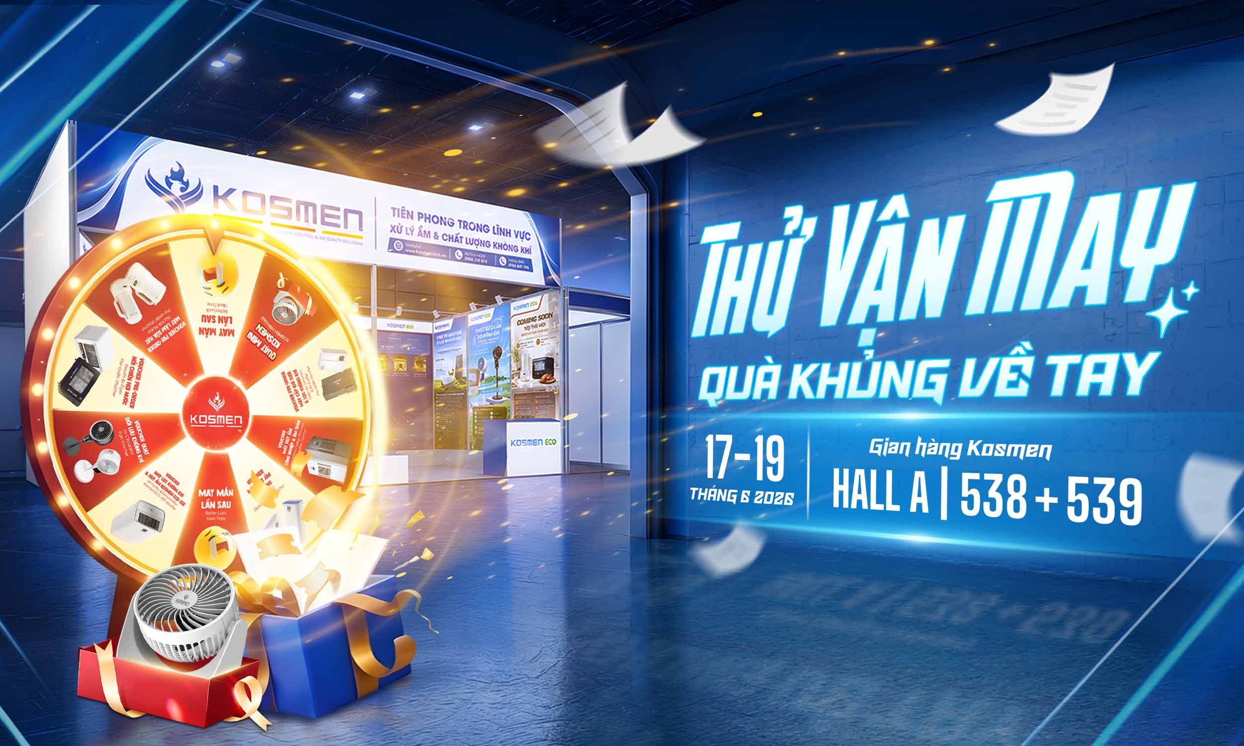 Thử vận may - nhận quà hấp dẫn khi tham gia vòng quay may mắn