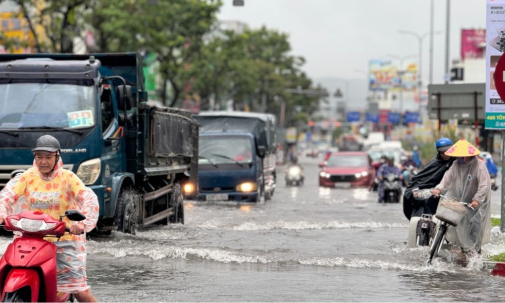 Da Nang often experiences localized flooding during prolonged heavy rain