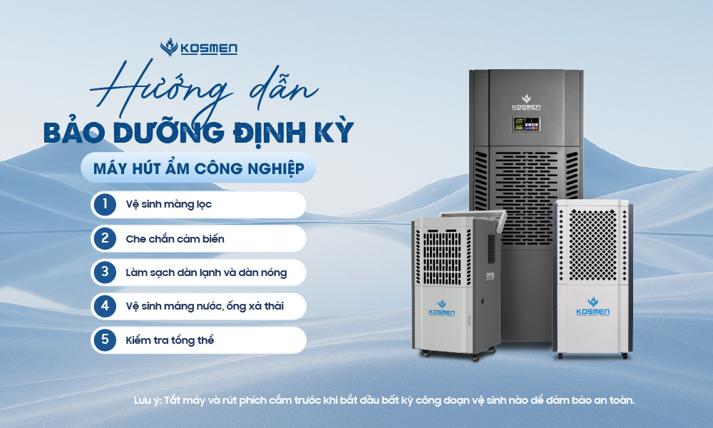 Hướng dẫn bảo dưỡng may hút công nghiệp chỉ trong 5 bước