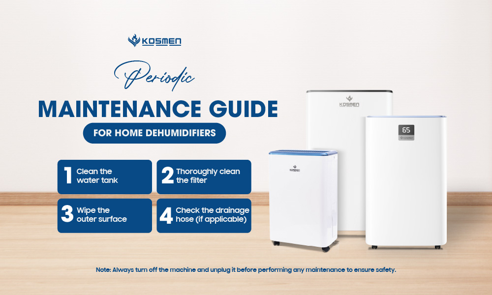 Home Dehumidifier Maintenance Guide in Just 4 Easy Steps