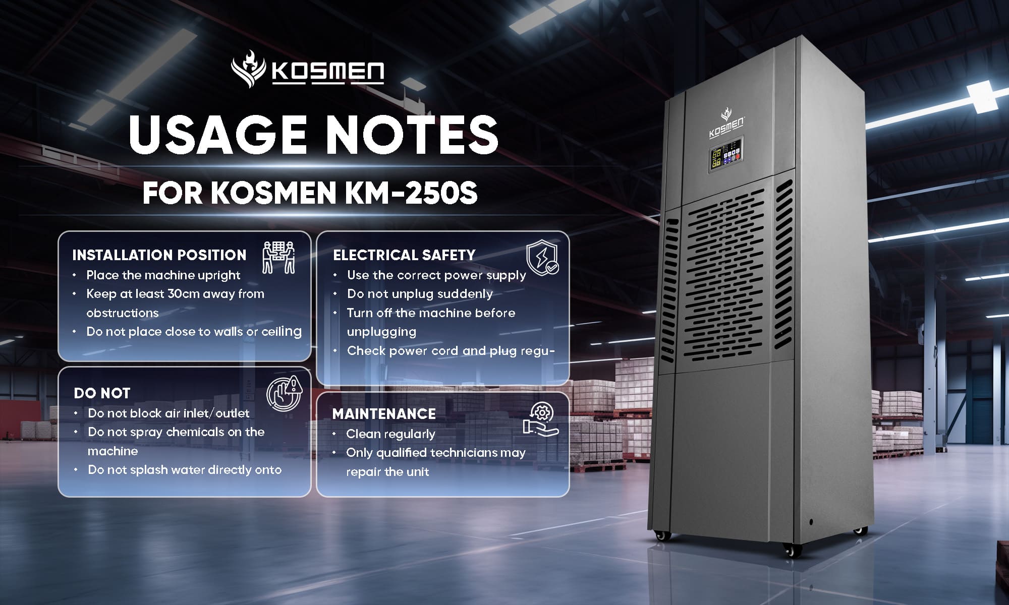 HDSD 250S Lưu ý sử dụng tiengAnh (1)