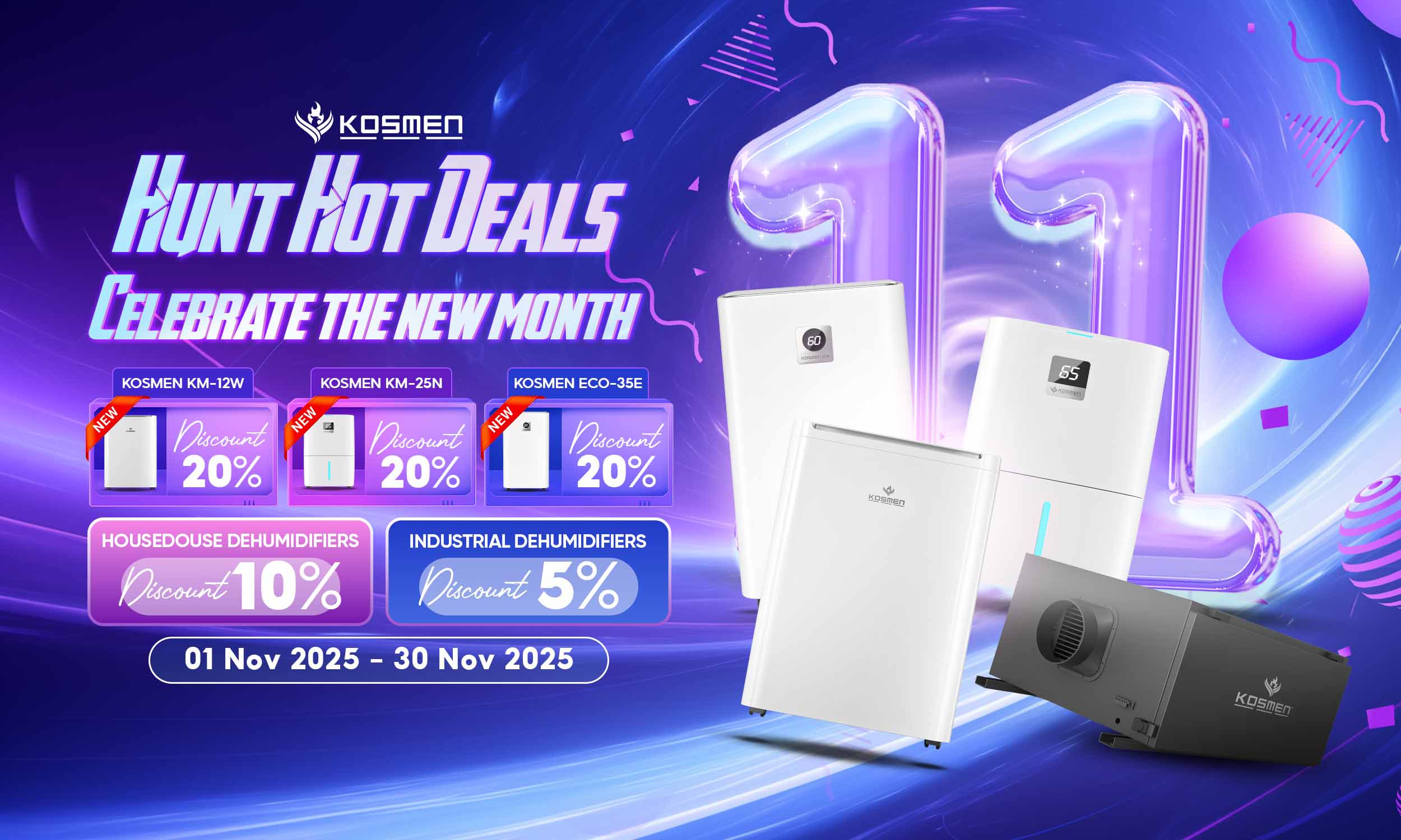 Kosmen’s Hot Hit November Deals!