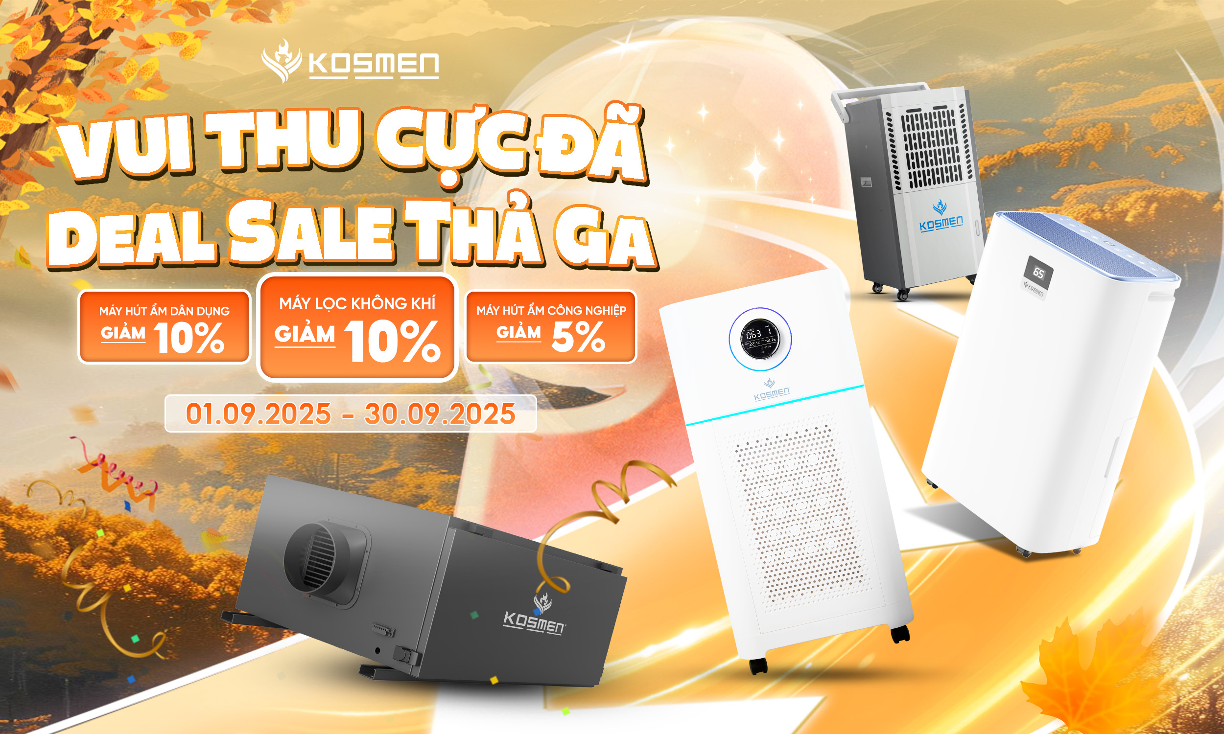 Hot Deal Tháng 9: Vui Thu Cực Đã - Deal Sale Thả Ga