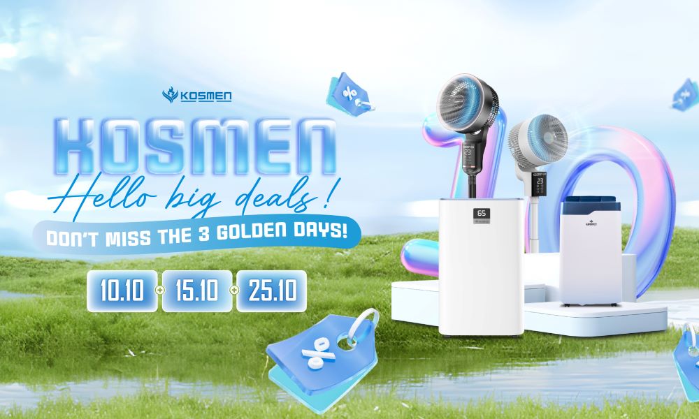 Kosmen Vietnam offers up to 30% off during the 3-day super sale in October