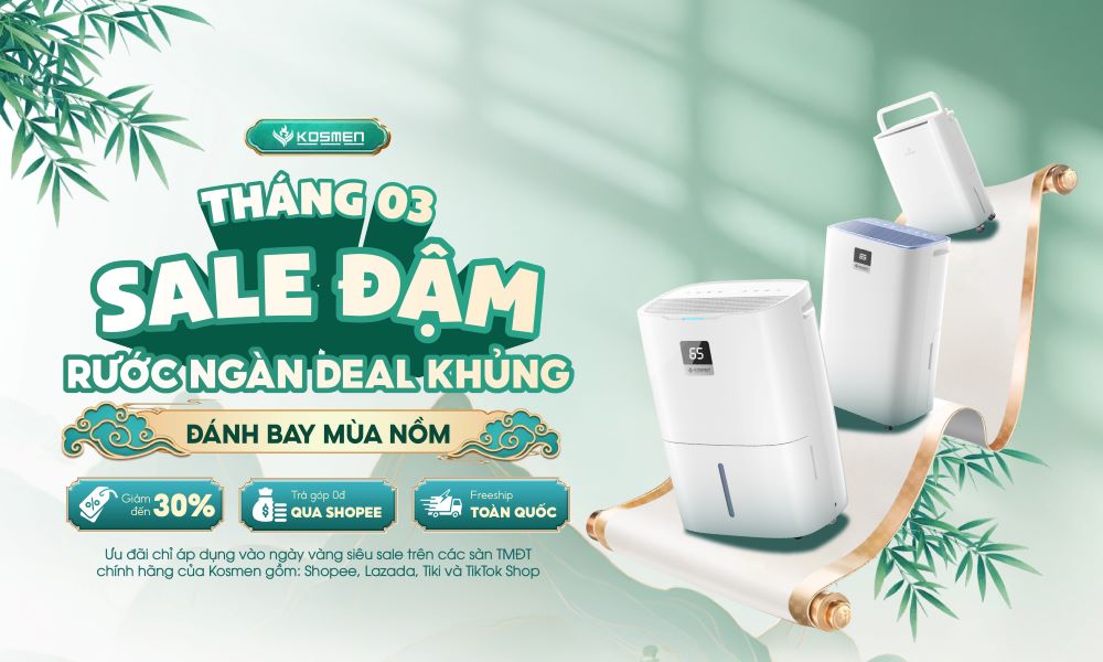 Ưu Đãi Tháng 3/2026: Sale Đậm Chào Xuân - Rước Deal May Mắn