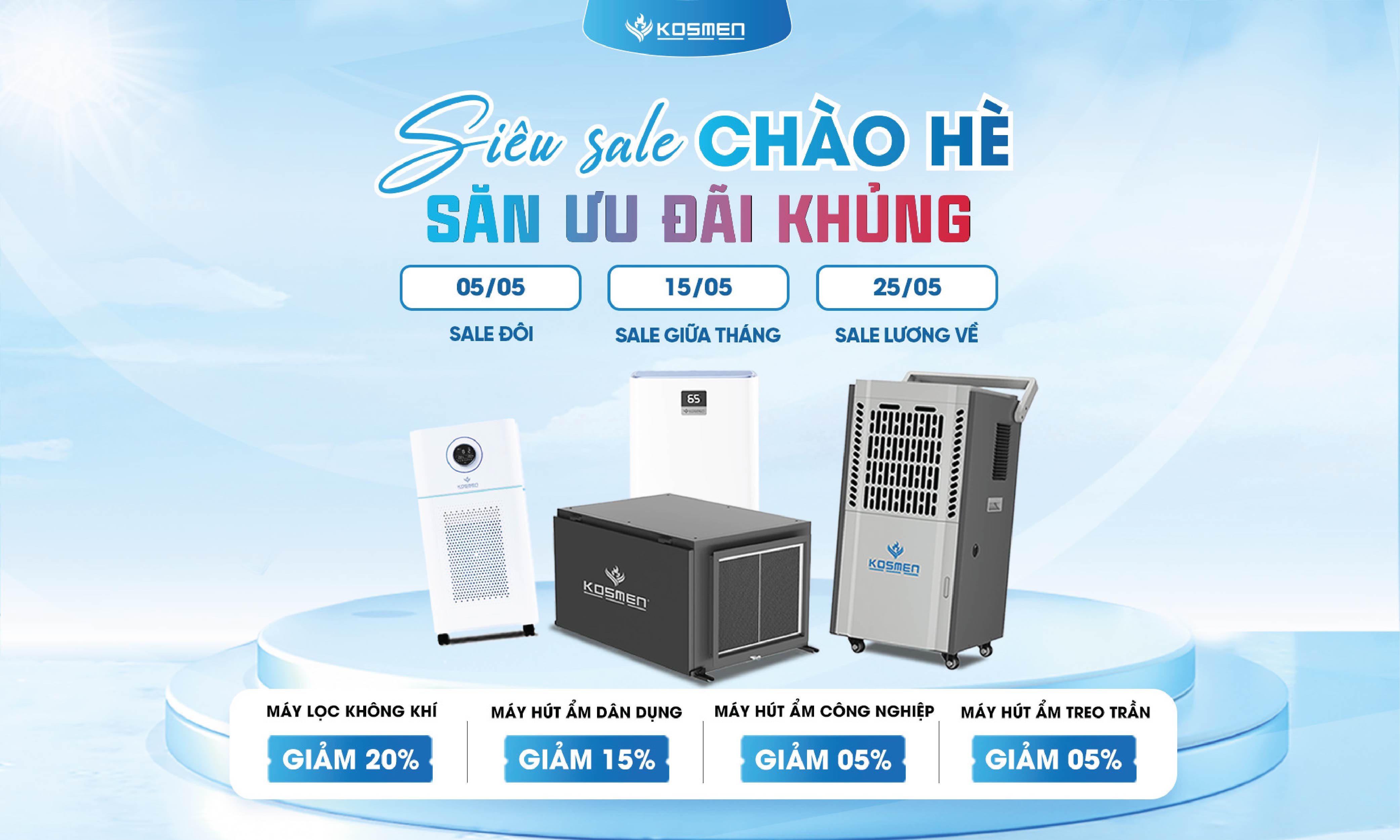 Chương trình ưu đãi chào hè Kosmen