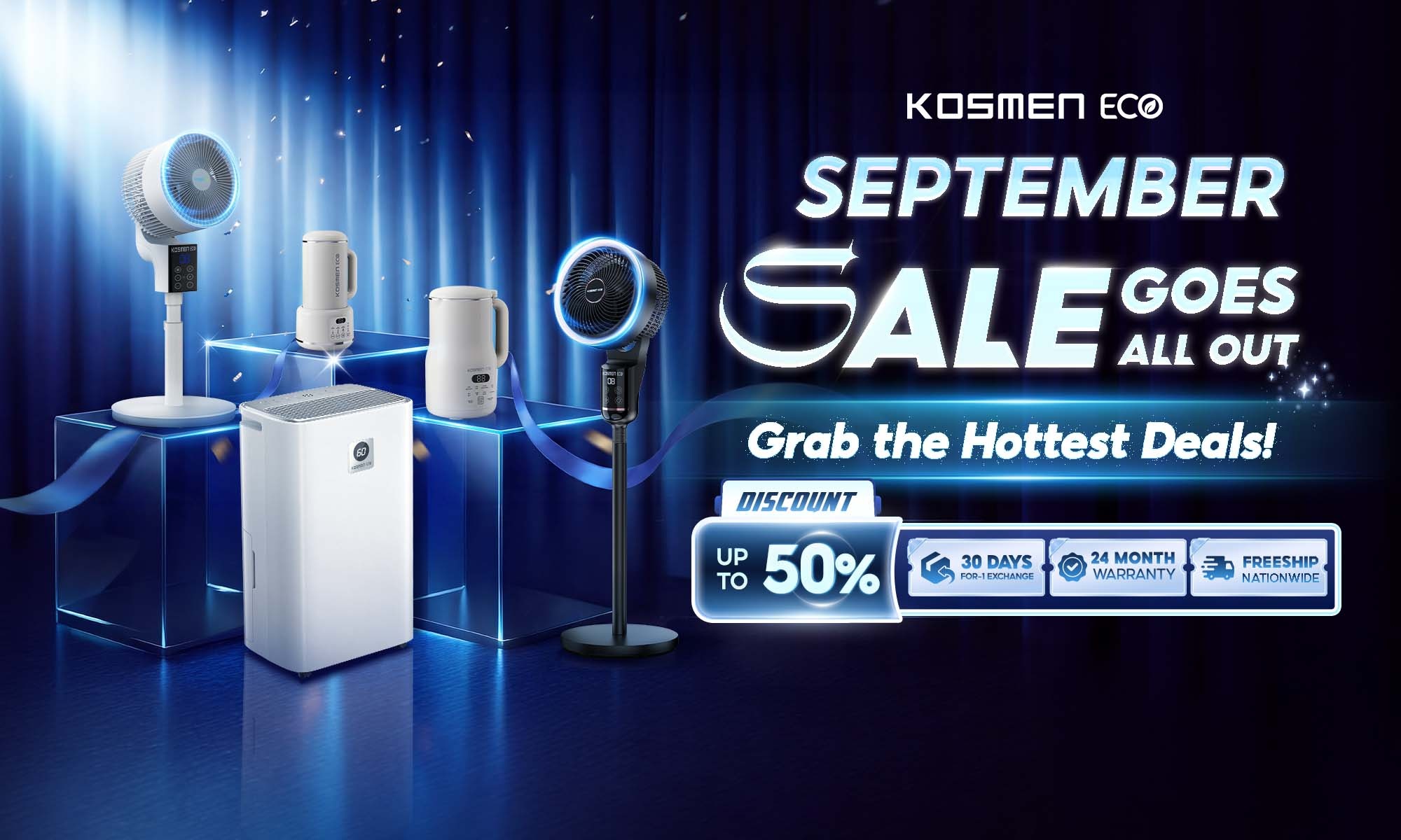 [KOSMEN ECO] September Sale Hits Rock Bottom – Hunt for the Hottest Deals